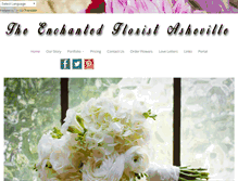 Tablet Screenshot of enchantedfloristasheville.com
